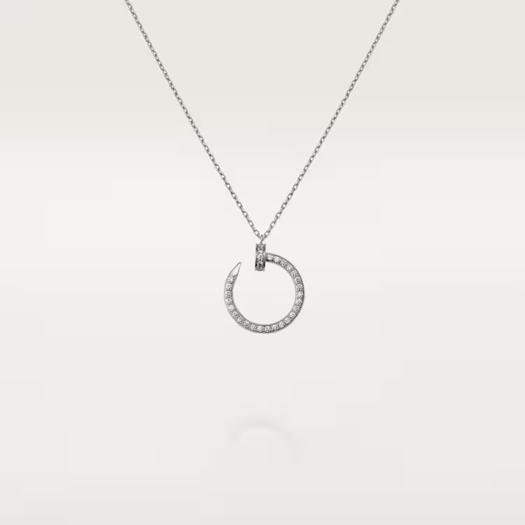 Cartier Juste Un Clou Necklace - White Gold Diamonds - B7224898