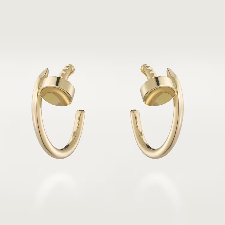 Cartier Juste Un Clou Earrings - Yellow Gold - B8301235