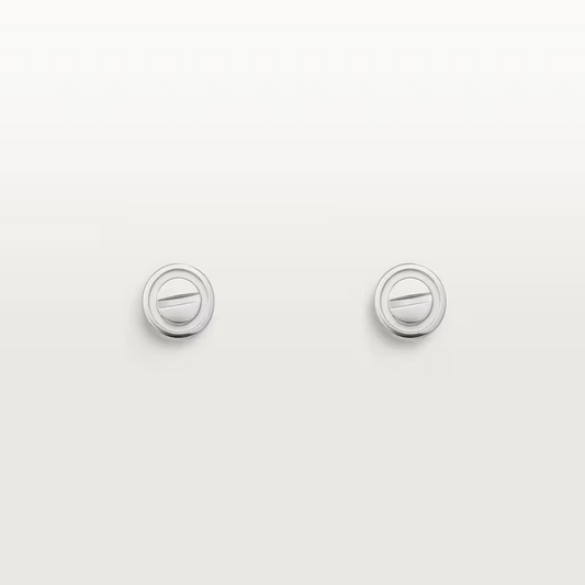 Cartier Love Earrings - White Gold - B8301256