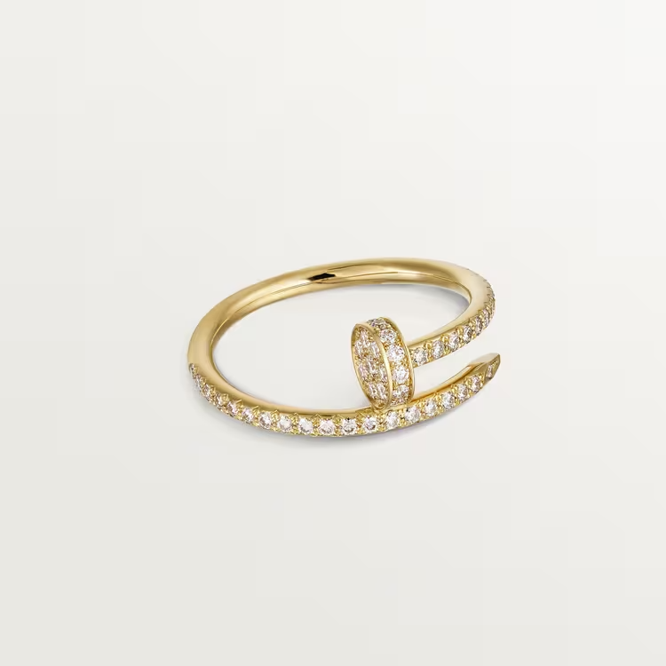 Cartier Juste Un Clou Ring - Yellow Gold - Diamonds - B4231500