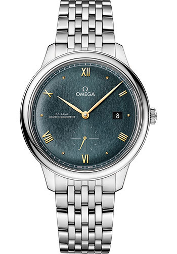 Omega De Ville Stainless Steel 41 MM - Stainless Steel Bracelet - Green Dial - 434.10.41.20.10.001