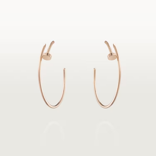 Cartier Juste Un Clou Earrings - Rose Gold - B8301211