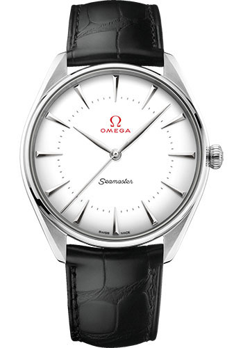 Omega Specialities White Gold 39.5 MM - Black Leather Strap - White Dial - 522.53.40.20.04.002