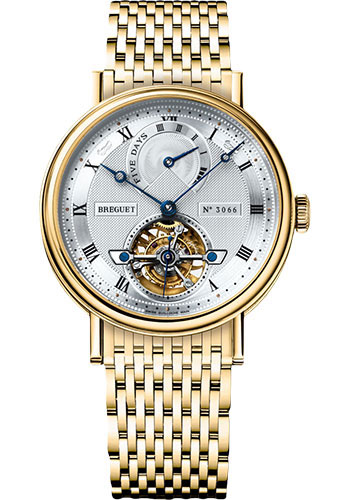 Breguet Classique Grande Complication Yellow Gold 39 MM - Yellow Gold Bracelet - Silver Gold Dial - 5317BA/12/AV0