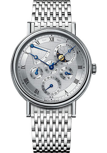 Breguet Classique Grande Complication White Gold 39 MM - White Gold Bracelet - Silver Gold Dial - 5327BB/1E/BV0