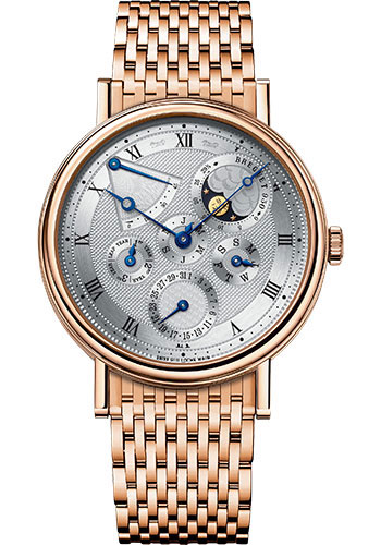 Breguet Classique Grande Complication Rose Gold 39 MM - Rose Gold Bracelet - Silver Gold Dial - 5327BR/1E/RV0