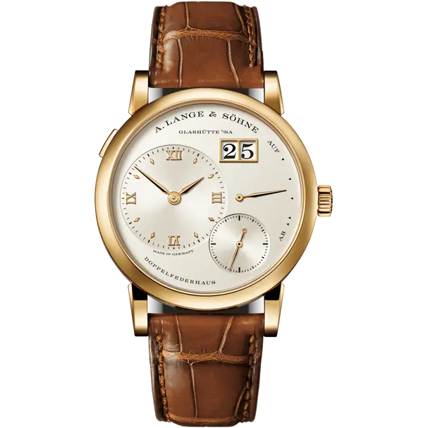 A.Lange & Söhne Lange 1 - 38.5 MM - Yellow Gold - Silvery Dial - 191.021