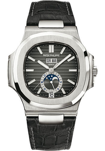 Patek Philippe Nautilus - Moonphase and Annual Calendar - 40 MM - Steel - 5726A-001