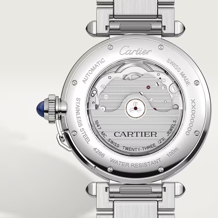 Cartier Pasha de Cartier Steel 41 MM - Steel Bracelet - Silver Flinqué Dial - WSPA0009