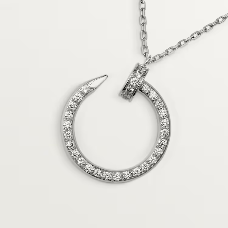 Cartier Juste Un Clou Necklace - White Gold Diamonds - B7224898