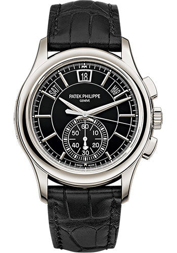 Patek Philippe Complications - Annual Calendar and Chronograph - 42 MM - Platinum - 5905P-010
