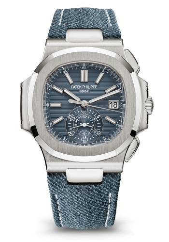 Patek Philippe Nautilus - Flyback Chronograph - 40.5 MM - White Gold - 5980/60G