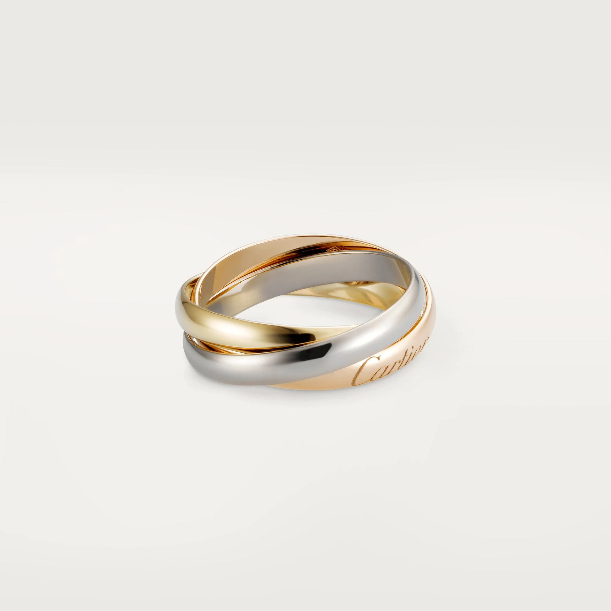 Cartier Trinity Ring - White, Yellow and Rose Gold - B4086100