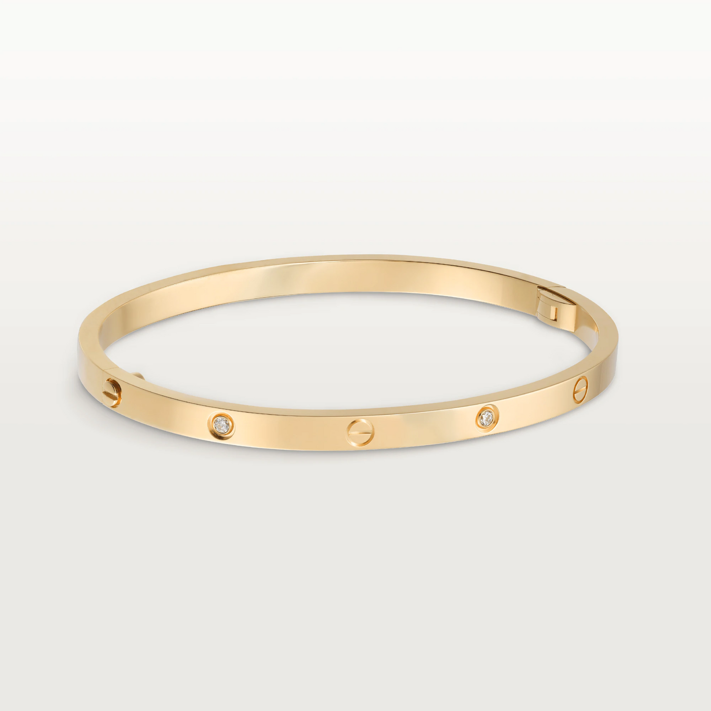 Cartier Love Bracelet Six Diamonds - Yellow Gold Small Model - B6047217