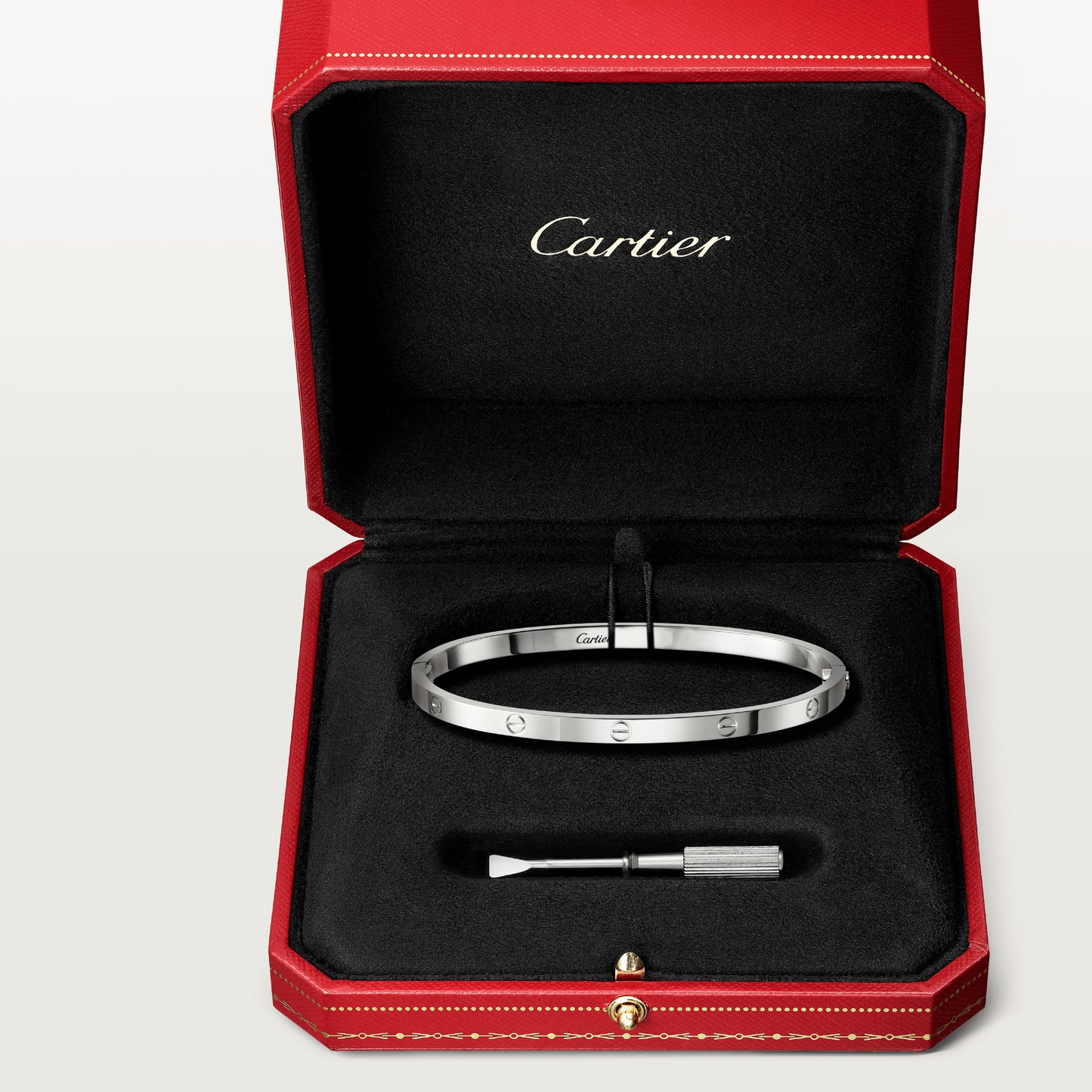 Cartier Love Bracelet - White Gold Small Model - B6047417