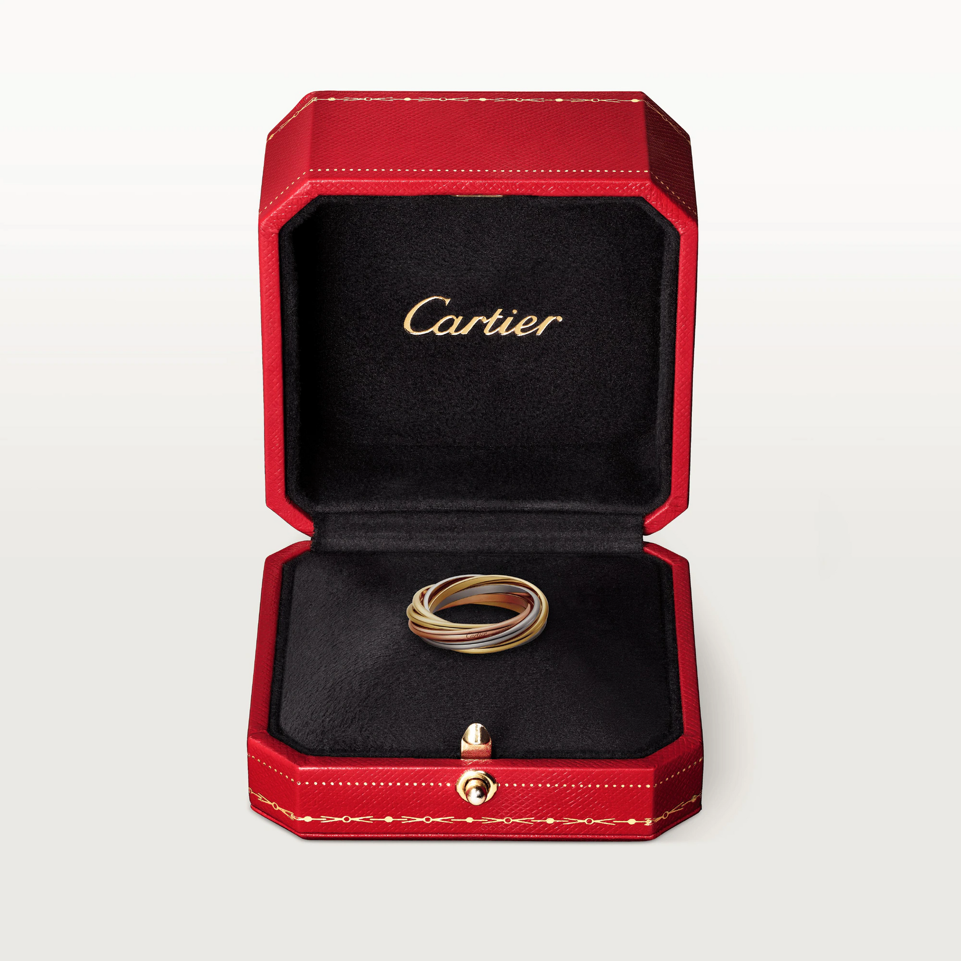 Cartier Trinity Ring - White, Yellow and Rose Gold - B4089100