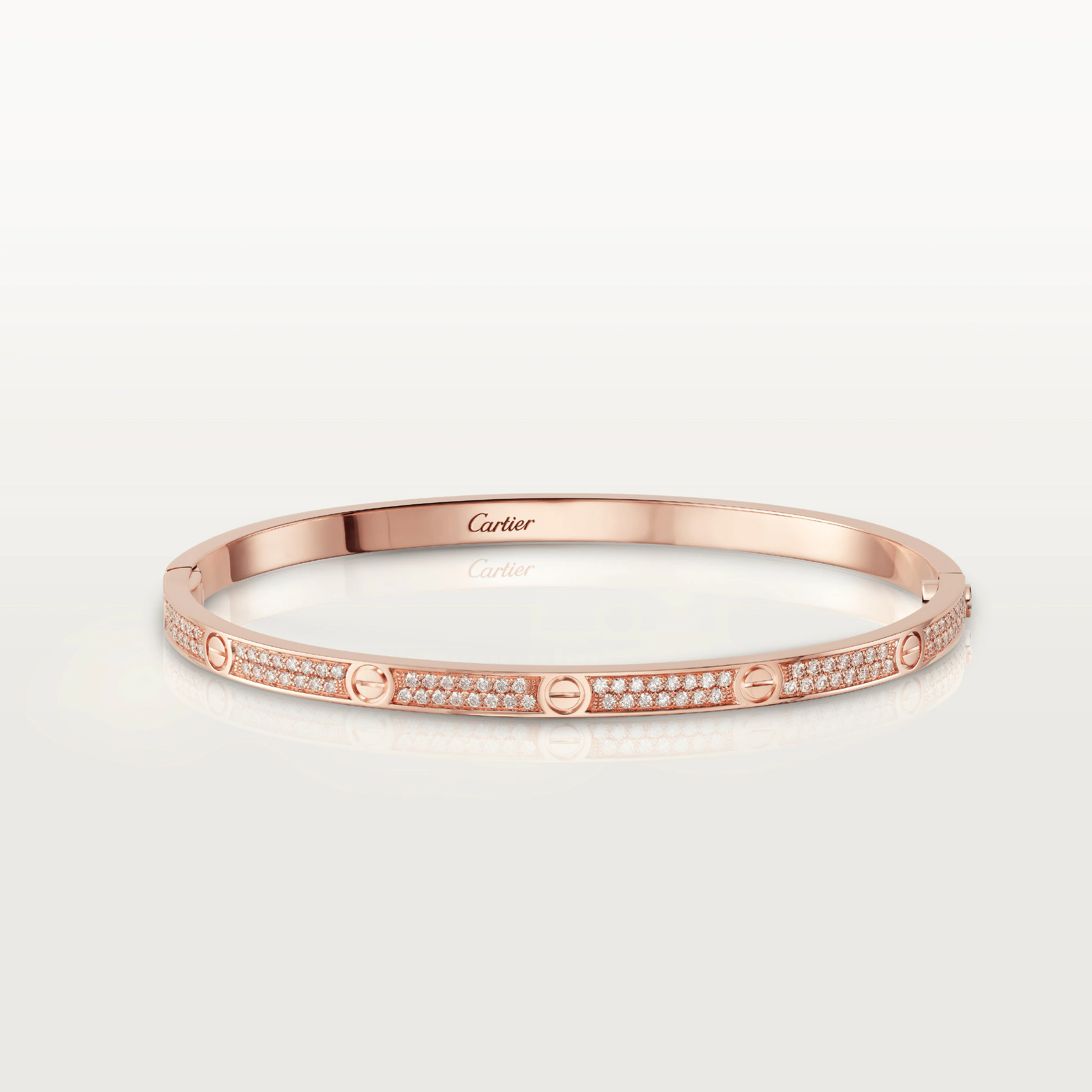 Cartier Love Bracelet Diamonds - Rose Gold Small Model - N6710717