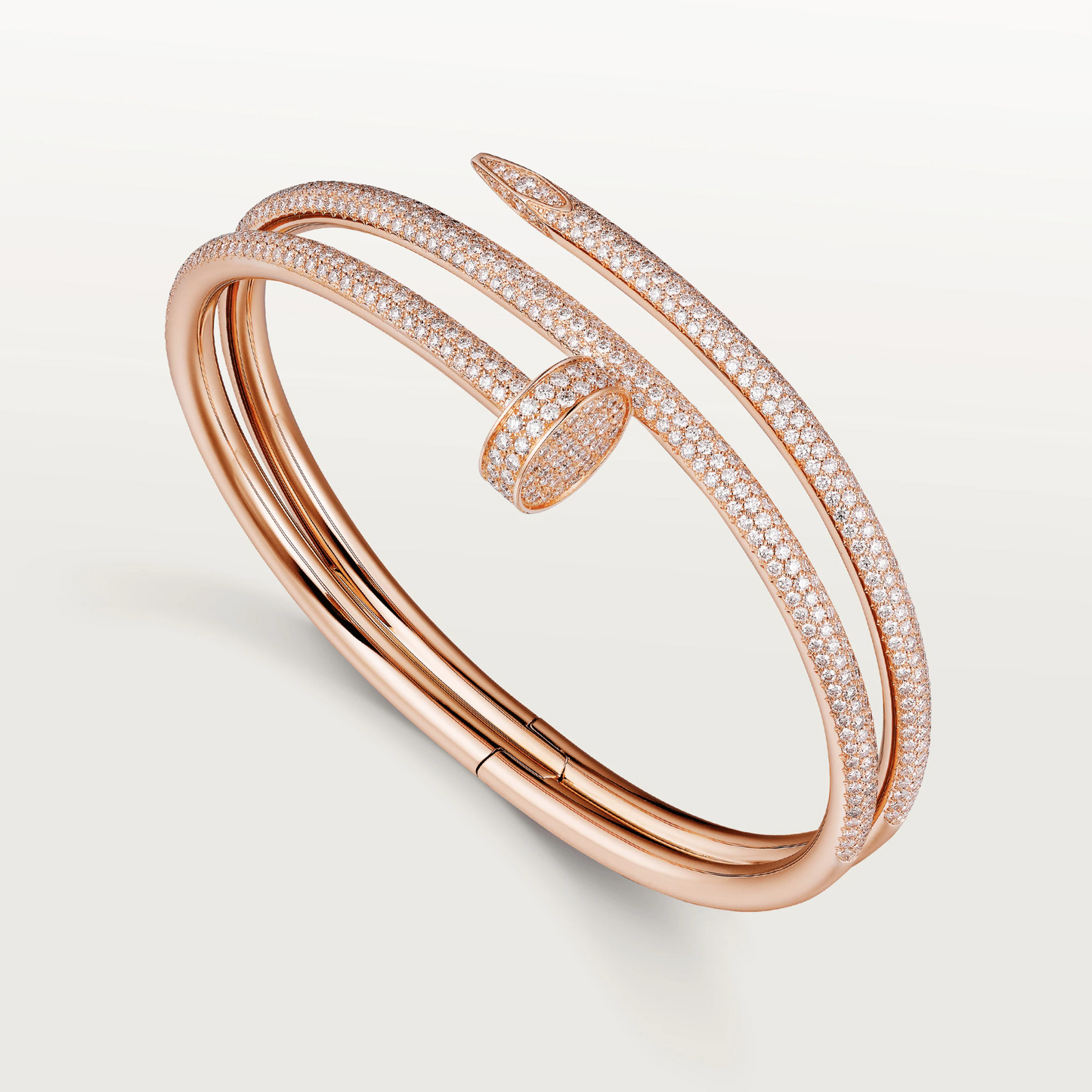 Cartier Juste Un Clou Bracelet - Rose Gold Diamonds - N6708617