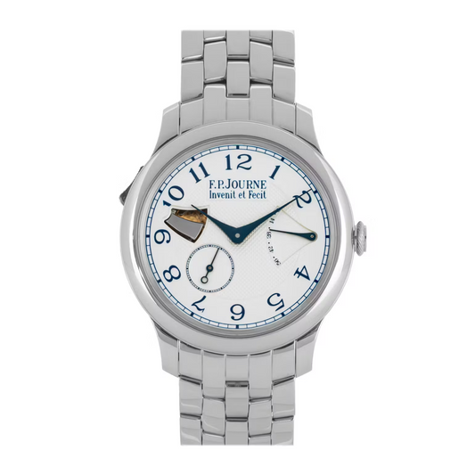 F.P. Journe Classique Repetition Souveraine Stainless Steel 40 MM - Stainless Steel Bracelet - White Dial - REF RS SS 40 B SI