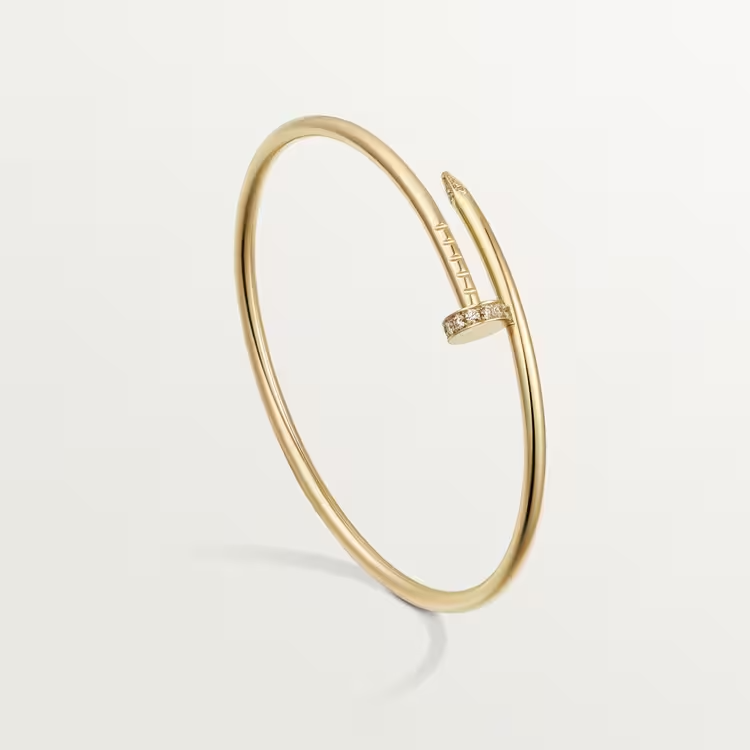 Cartier Juste Un Clou Bracelet - Yellow Gold Small Model - Diamonds - B6066117