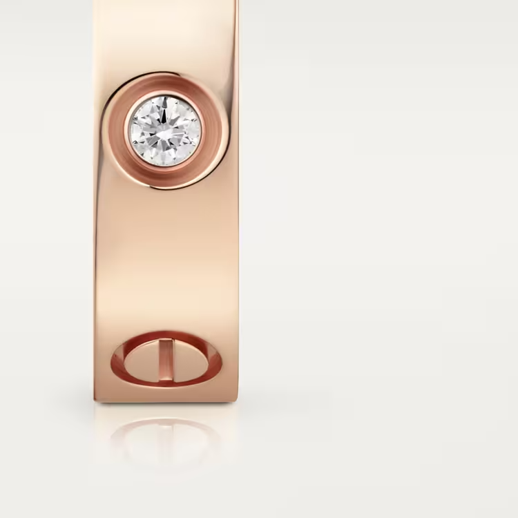 Cartier Juste Un Clou Ring - Rose Gold - Diamonds - B4087500