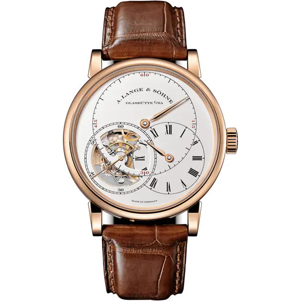 A.Lange & Söhne Richard Lange Tourbillon - 41.9 MM - Rose Gold - Silver Dial - 760.032F