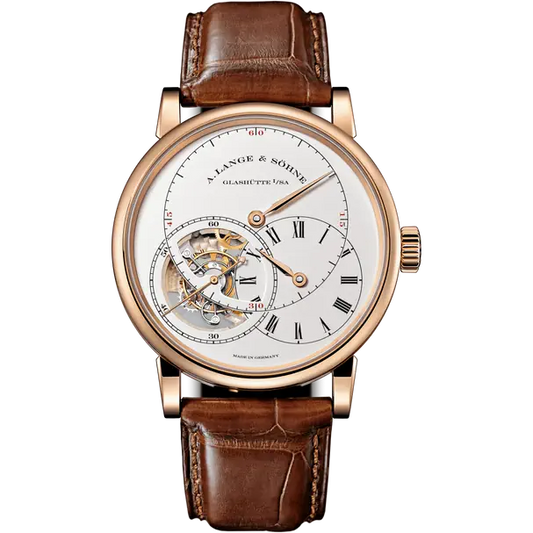 A.Lange & Söhne Richard Lange Tourbillon - 41.9 MM - Rose Gold - Silver Dial - 760.032F