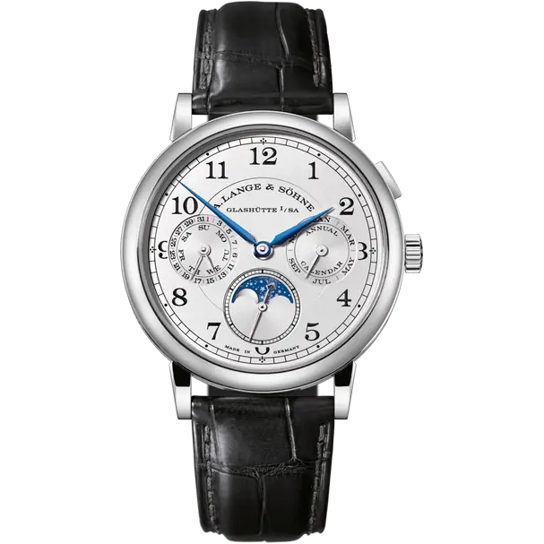 A.Lange & Söhne - 1815 Annual Calendar - Moonphase - 40 MM - White Gold - White Dial - 414.028