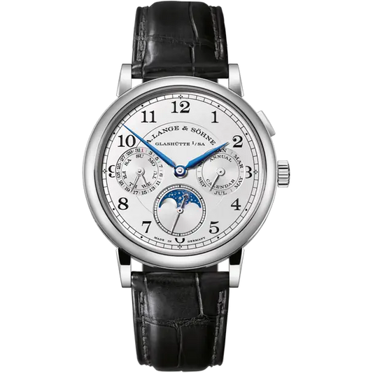 A.Lange & Söhne - 1815 Annual Calendar - Moonphase - 40 MM - White Gold - White Dial - 414.028