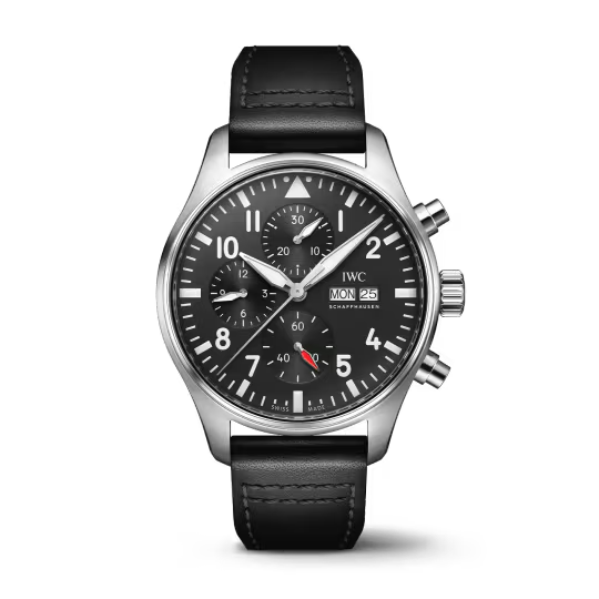 IWC Pilot's - Chronograph - Steel - 43 MM - Black Dial - IW378001