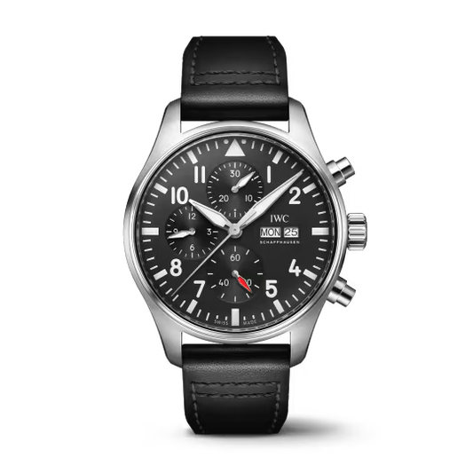 IWC Pilot's - Chronograph - Steel - 43 MM - Black Dial - IW378001