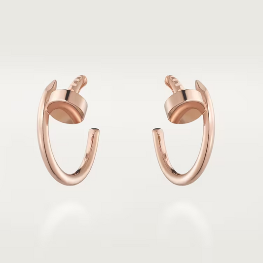 Cartier Juste Un Clou Earrings - Rose Gold - B8301234