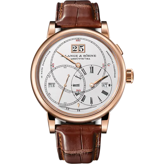 A.Lange & Söhne Richard Lange Perpetual Calendar - 45.5 MM - Rose Gold - Silver Dial - 180.032FE