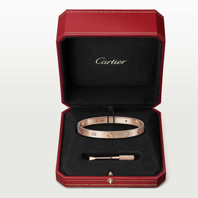 Cartier Love Bracelet Diamonds - Rose Gold - B6069917