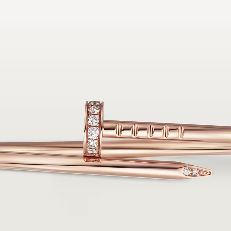 Cartier Juste Un Clou Bracelet - Rose Gold Small Model - Diamonds - B6065817