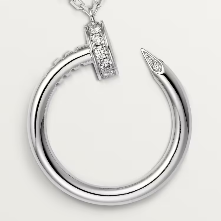 Cartier Juste Un Clou Necklace - White Gold - Diamonds - B7224892