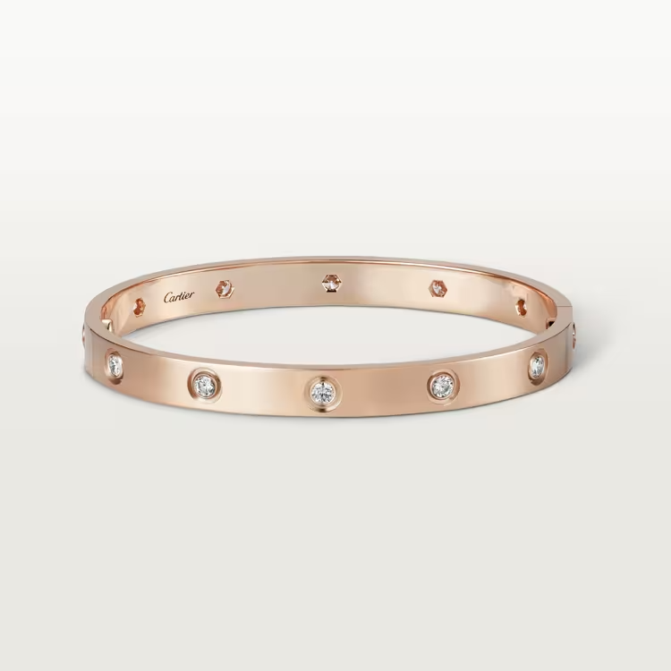 Cartier Love Bracelet Diamonds - Rose Gold - B6070217