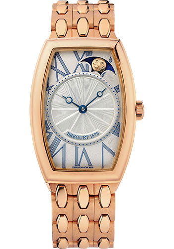 Breguet Héritage Rose Gold 35 X 25 MM - Rose Gold Bracelet - Silver and Mother-of-Pearl Dial - 8860BR/11/RB0
