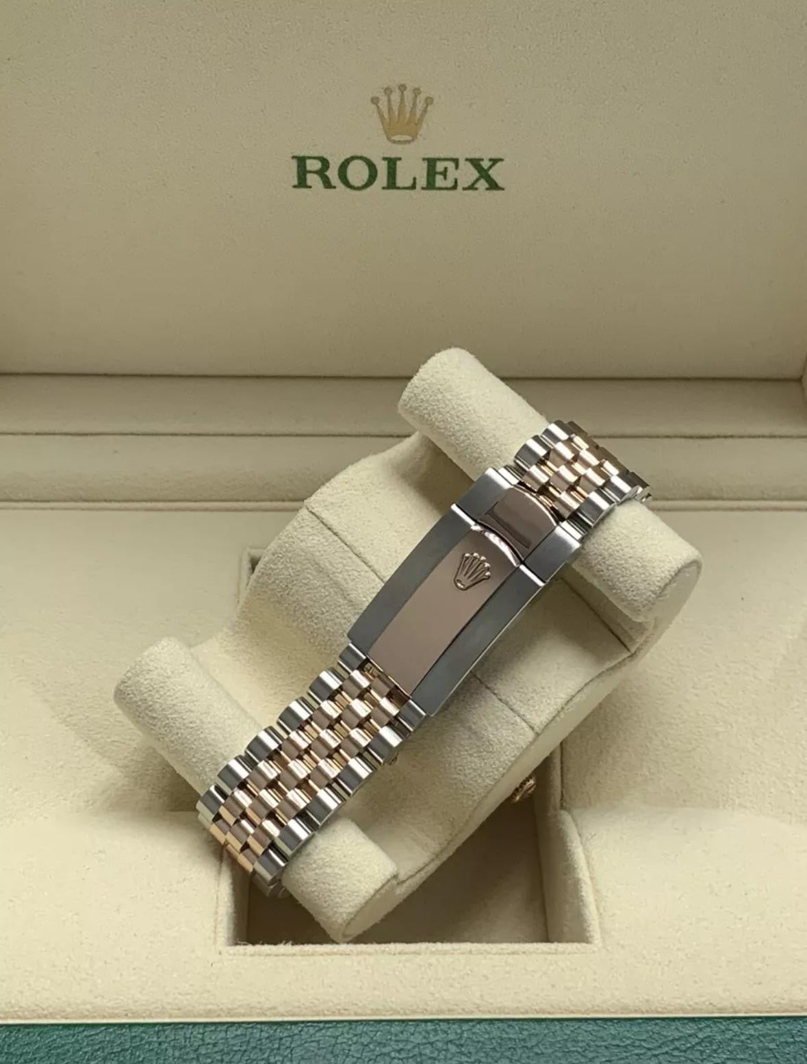 126231 36mm Datejust Jubilee Rhodium Dial with Diamond 6/9 Brand New 2024 Complete Set $17,500