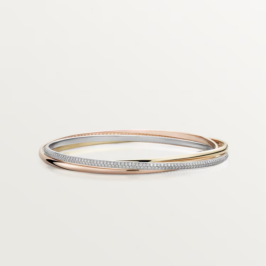 Cartier Trinity Bracelet - White Gold Rose Gold and Yellow Gold Small Model - N6711717