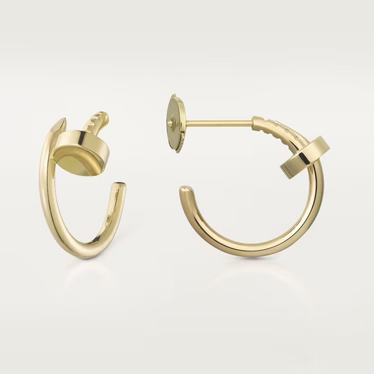 Cartier Juste Un Clou Earrings - Yellow Gold - B8301235