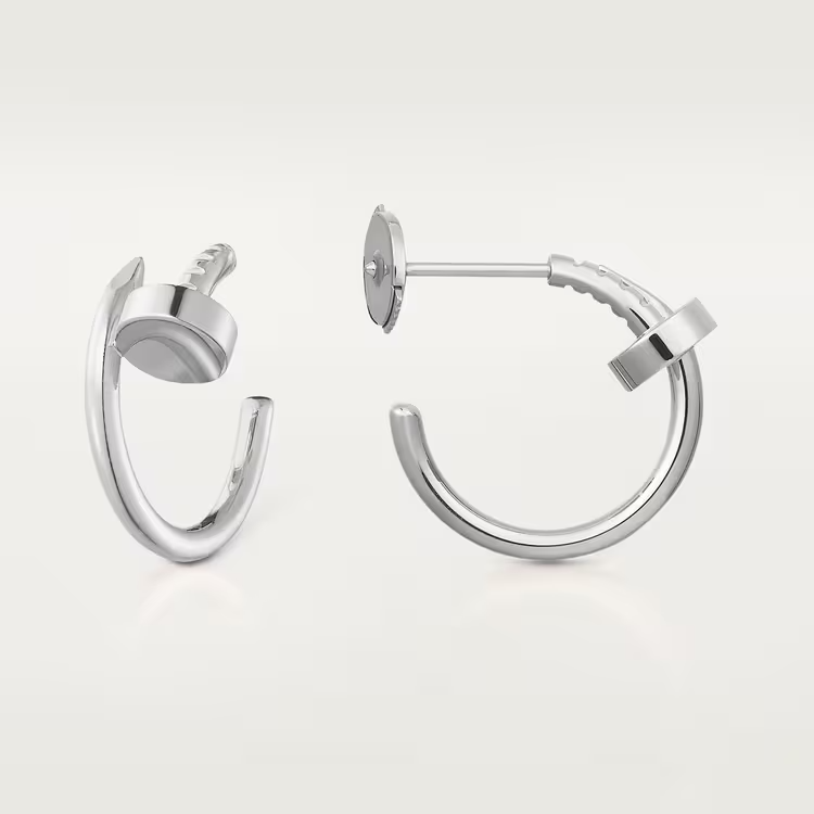 Cartier Juste Un Clou Earrings - White Gold - B8301236