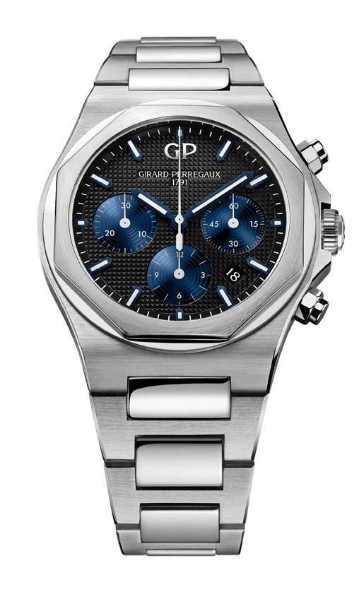 Girard-Perregaux Laureato Stainless Steel 42 MM - Stainless Steel Bracelet - Black Chronograph Dial - 81020-11-631-11A