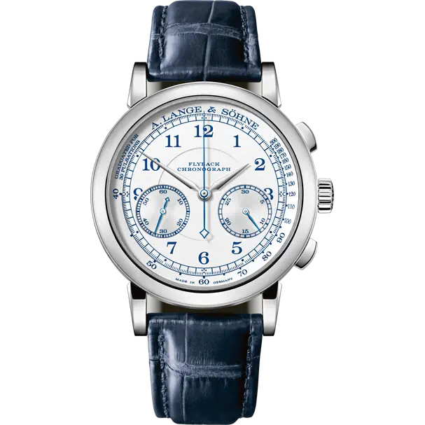 A.Lange & Söhne - 1815 Chronograph - 39.5 MM - White Gold - White Dial - 414.026