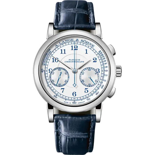 A.Lange & Söhne - 1815 Chronograph - 39.5 MM - White Gold - White Dial - 414.026