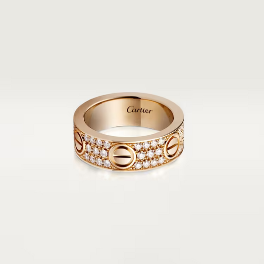 Cartier Ring - Rose Gold - Diamond Paved - B4087600