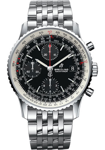 Breitling Navitimer Stainless Steel 41 MM - Steel Pilot Bracelet - Black Dial - A13324121B1A1