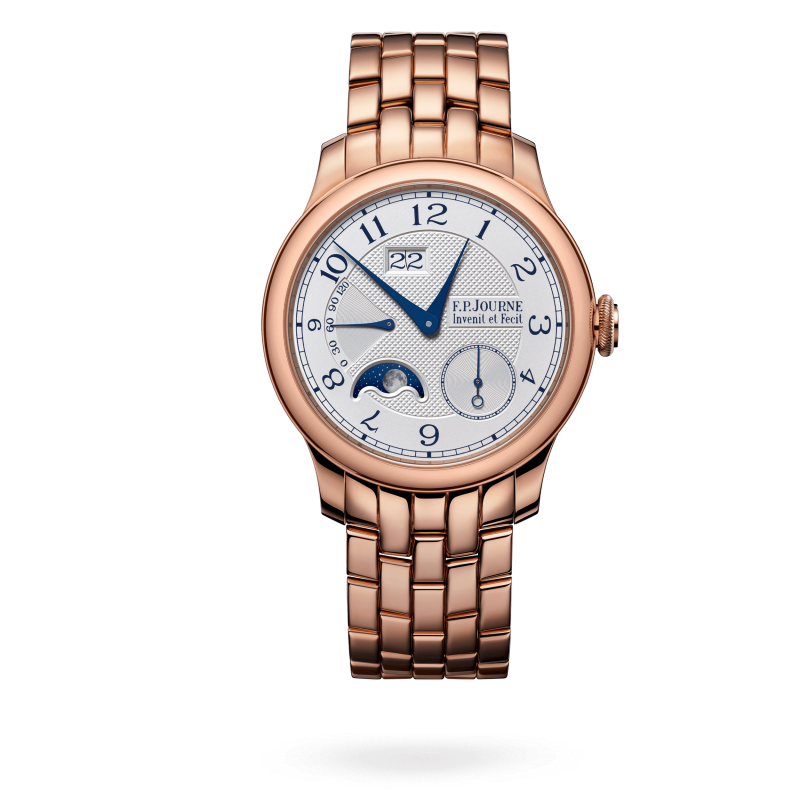 F.P. Journe Classique Automatique Lune Rose Gold 40 MM - Rose Gold Bracelet - Silver Dial - Automatique Lune