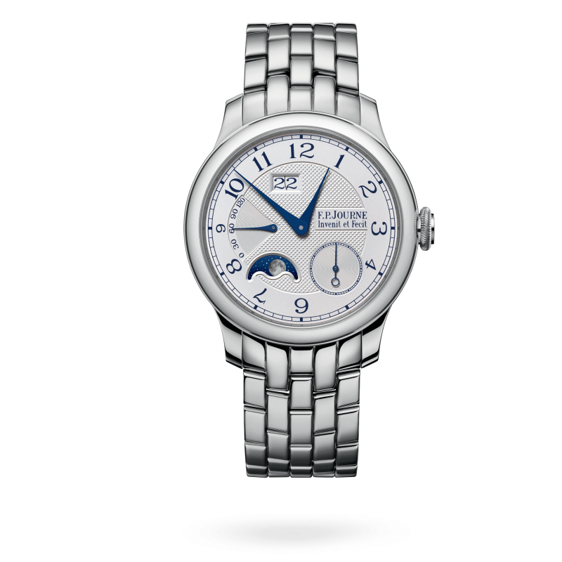 F.P. Journe Classique Automatique Lune Platinum 40 MM - Platinum Bracelet - Silver Dial - Automatique Lune