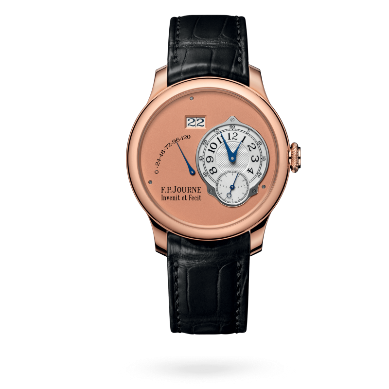 F.P. Journe Classique Automatique Rose Gold 40 MM - Black Leather Strap - Pink Silver Dial - Automatique